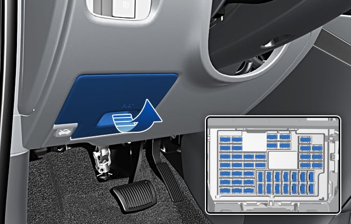 Instrument panel fuse replacement