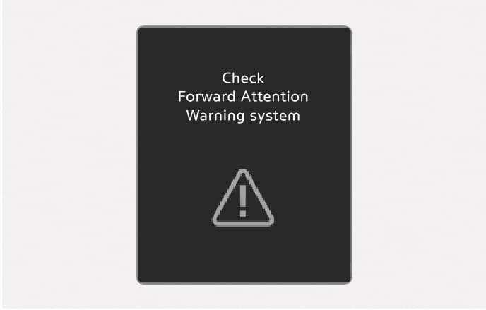 Forward Attention Warning malfunction and limitations