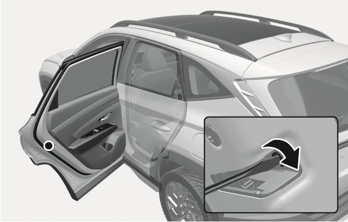 Operating door locks from outside the vehicle