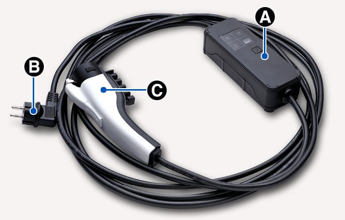 HYUNDAI 純正 充電ケーブル IC-CPD 本体 Using a portable charger (ICCB)