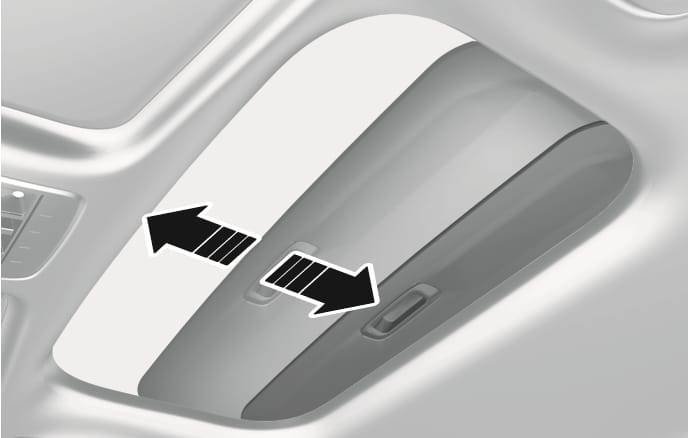 Power Rear Sunblind Sunshade (Front)/Power sunshade (Rear)