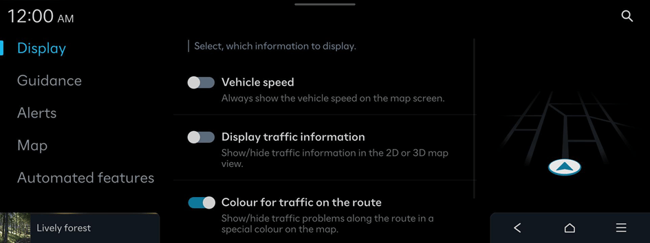 Vehicle speed